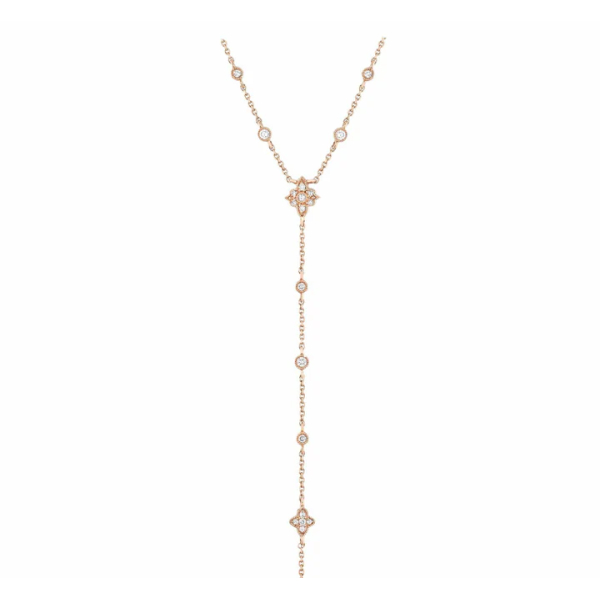 Collier Stone Paris Belle Epoque Or Rose & Diamants