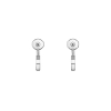 Boucles d'Oreilles Chopard Ice Cube Or Blanc