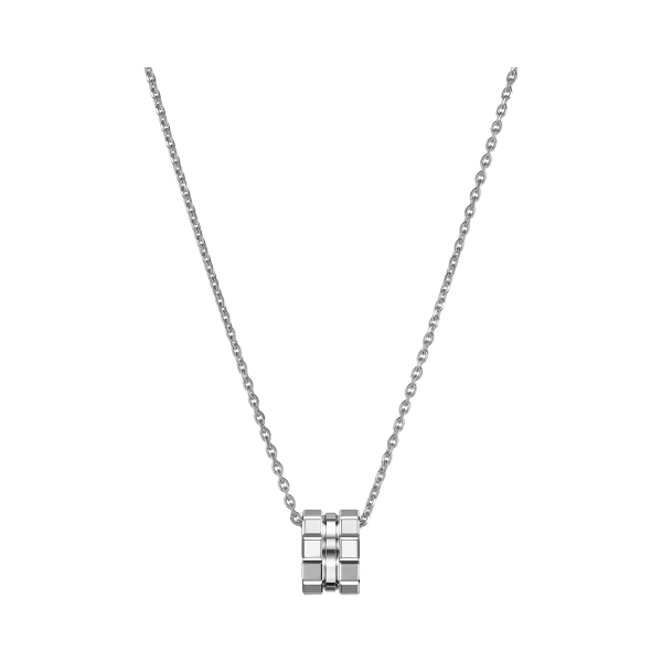 Collier Chopard Ice Cube Or Blanc sur Chaîne