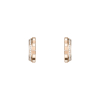 Boucles d'Oreilles Chopard Ice Cube Diamants Or Rose