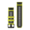 Bracelet Montre Garmin Quickfit 26mm Silicone Jaune-Graphite