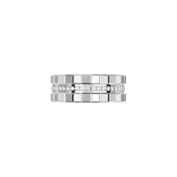 Bague Chopard Ice Cube Diamants Or Blanc