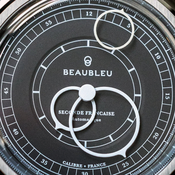 Montre Beaubleu Seconde Française 2024 Gris Anthracite