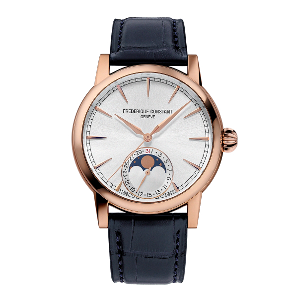 copy of Montre Frederique Constant Classic Tourbillon Manufacture automatique cadran argenté bracelet cuir 39 mm