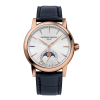 copy of Montre Frederique Constant Classic Tourbillon Manufacture automatique cadran argenté bracelet cuir 39 mm