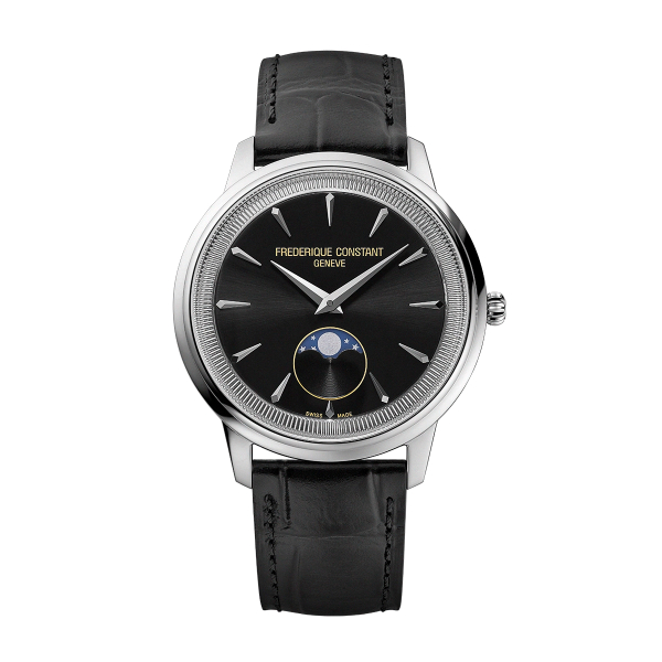 Montre Frederique Constant Classics Moneta Moonphase Cadran noir