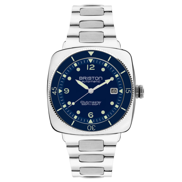 Montre Briston Clubmaster Legend Diver Acier Cadran Bleu