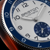 Montre Briston Clubmaster Legend Petite Seconde Bleu & Blanc