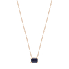 Collier Ginette NY Midnight Diamond & Blue Sandstone On Chain