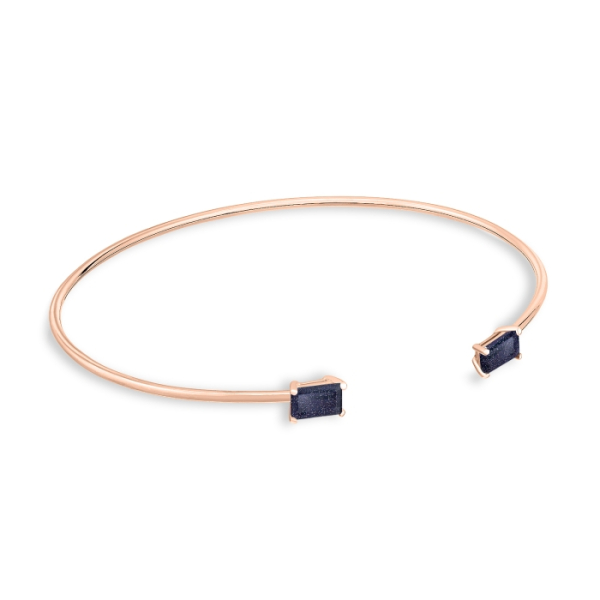 Bracelet Ginette NY Midnight Diamond & Blue Sandstone