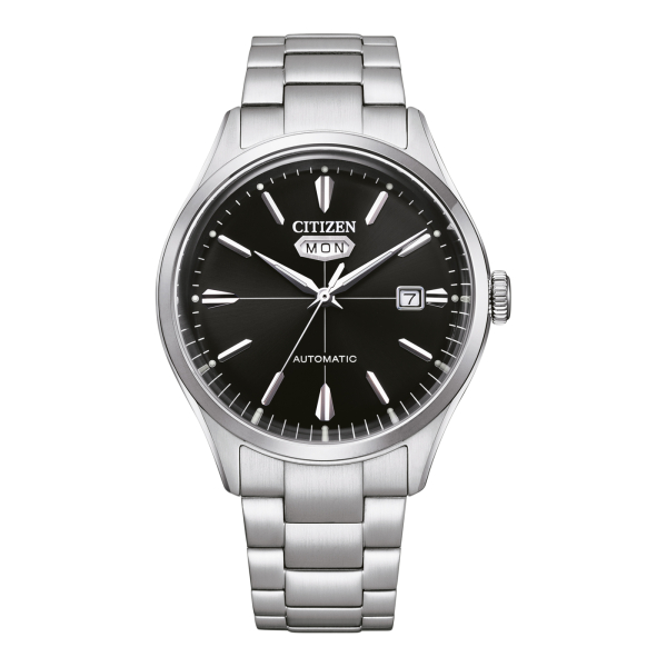 Montre CITIZEN cadran noir bracelet acier NH8391-51EE