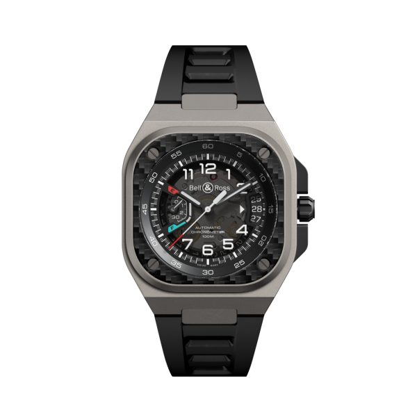 Montre BELL & ROSS BR-X5 Racing Bracelet Caoutchouc Noir