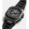 Montre BELL & ROSS BR-X5 Racing Bracelet Caoutchouc Noir