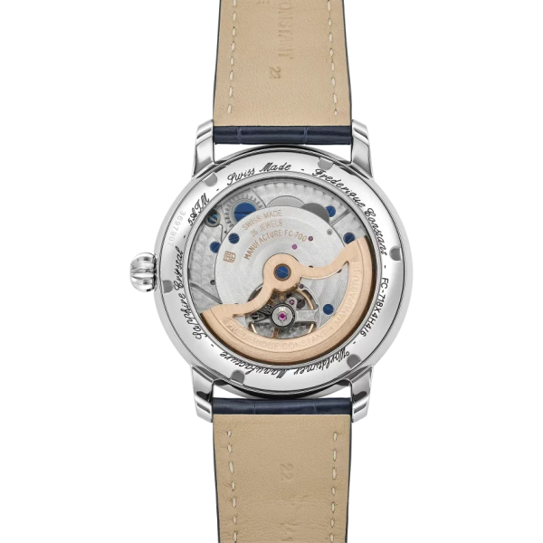 Montre Frederique Constant Manufacture Classic Worldtimer Cadran Bleu