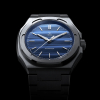 Montre Yema Wristmaster Traveller 39mm Cadran Bleu