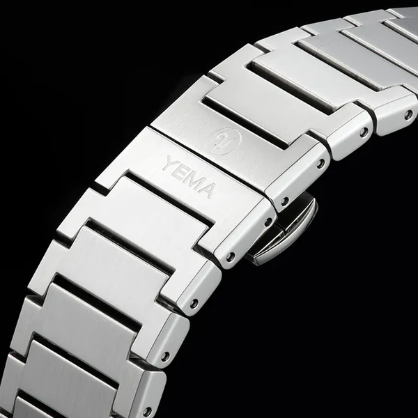 Montre Yema Wristmaster Traveller 39mm Cadran Gris