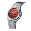 Montre Yema Wristmaster Traveller 39mm Cadran Orange