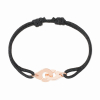 Bracelet Dinh Van Menottes R10 sur cordon or rose