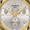 Montre Tissot PR 100 Chronograph Cadran Argent PVD Or Jaune