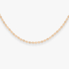 Collier Vanrycke Skin Tattoo Or rose 18k 50cm