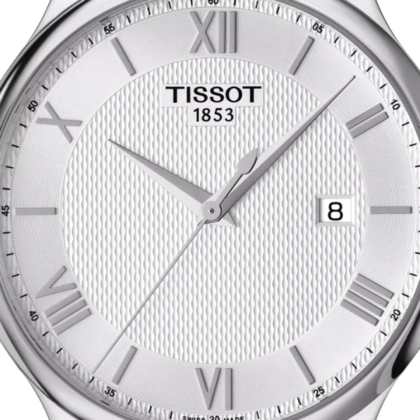 Montre Tissot Tradition Cadran Argent Bracelet Acier