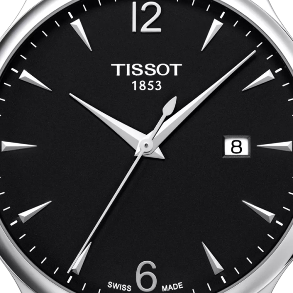 Montre Tissot Tradition Cadran Noir Bracelet Acier