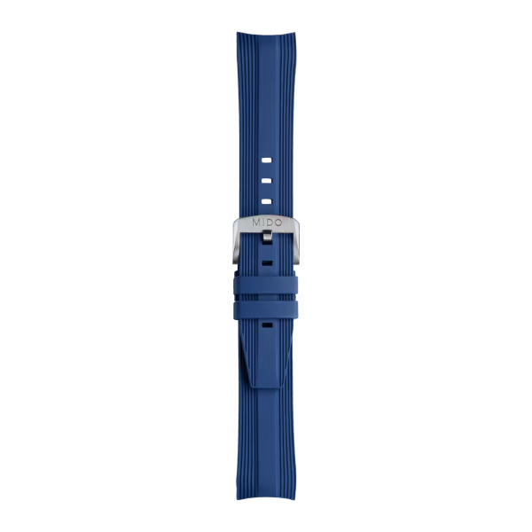 Bracelet Mido Ocean Star 39 caoutchouc bleu 20mm