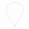 Collier Dinh Van Le Cube Diamant grand modèle Or Blanc & diamant