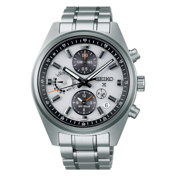 Montre Seiko Prospex SRQ053J1 Chronographe GPS Solaire Cadran Gris