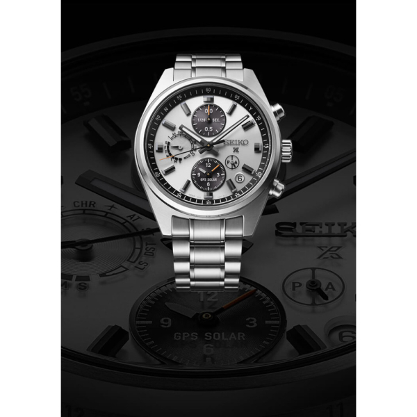 Montre Seiko Prospex SRQ053J1 Chronographe GPS Solaire Cadran Gris