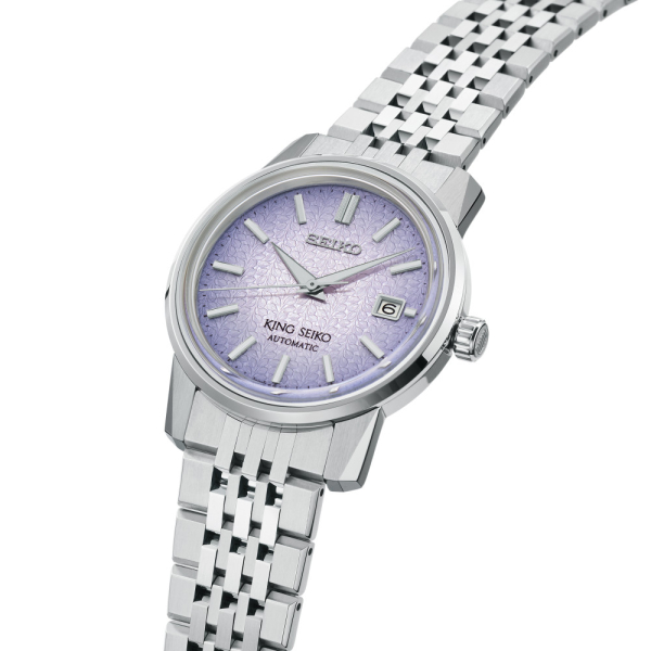 Montre King Seiko SJE103J1 Cadran Violet Glycine