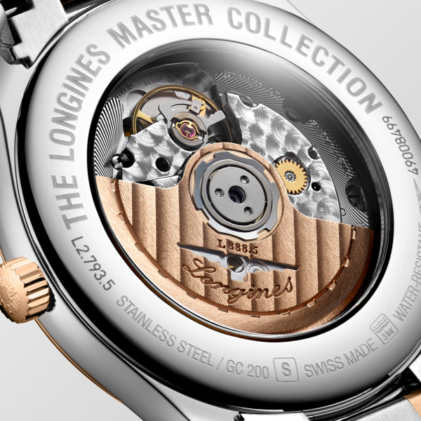 Montre Longines Master Collection Chrono 40mm Index Rosé Bracelet Acier