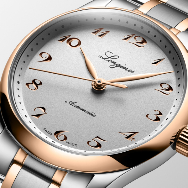 Montre Longines Master Collection 34mm Index Rosé Bracelet Acier