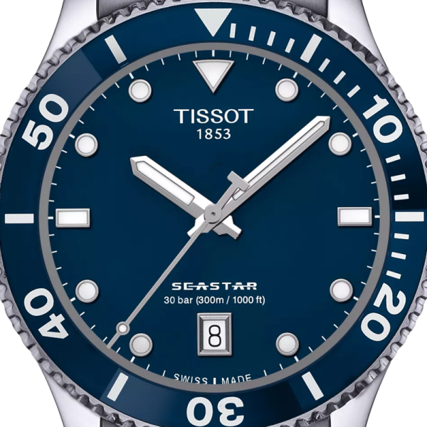 Montre TISSOT SEASTAR 1000 40MM Cadran Bleu Bracelet Acier