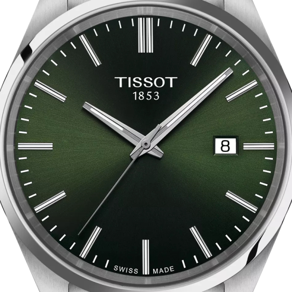 Montre Tissot PR 100 Quarte Cadran Vert Bracelet Acier