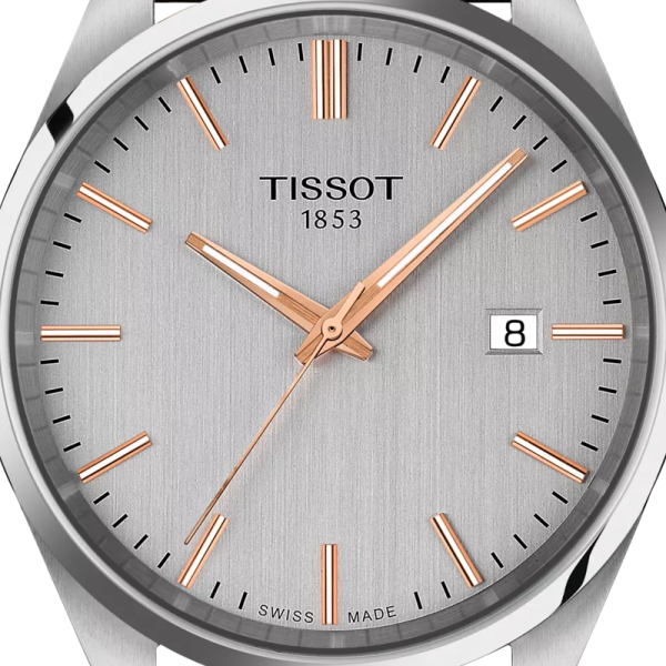 Montre Tissot PR 100 Cadran Gris Bracelet Cuir