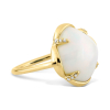 Bague Morganne Bello Songe Nacre Blanche Diamants Or Jaune