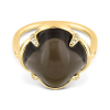 Bague Morganne Bello Songe Quartz Fume Diamants Or Jaune