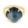 Bague Morganne Bello Songe Topaze Blue London Diamants Or Jaune