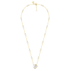 Collier Morganne Bello Victoria Perle Nacre Blanche Diamants Or Jaune