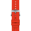 Bracelet Tissot Silicone Rouge 22mm