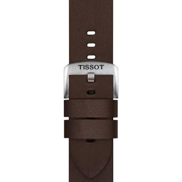 Bracelet Tissot synthétique brun 22mm