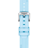 Bracelet Tissot silicone bleu 18mm