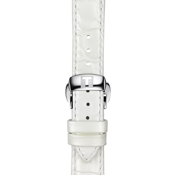 Bracelet Tissot cuir blanc 16 mm