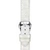 Bracelet Tissot cuir blanc 16 mm