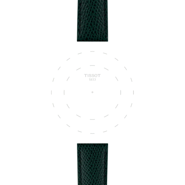 Bracelet Tissot cuir vert 18mm