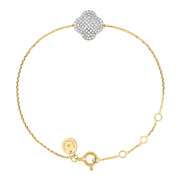 Bracelet Morganne Bello Chance Or Jaune Diamants