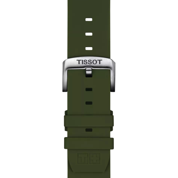 Bracelet Tissot silicone kaki 22mm