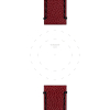 Bracelet Tissot cuir bordeaux 22mm