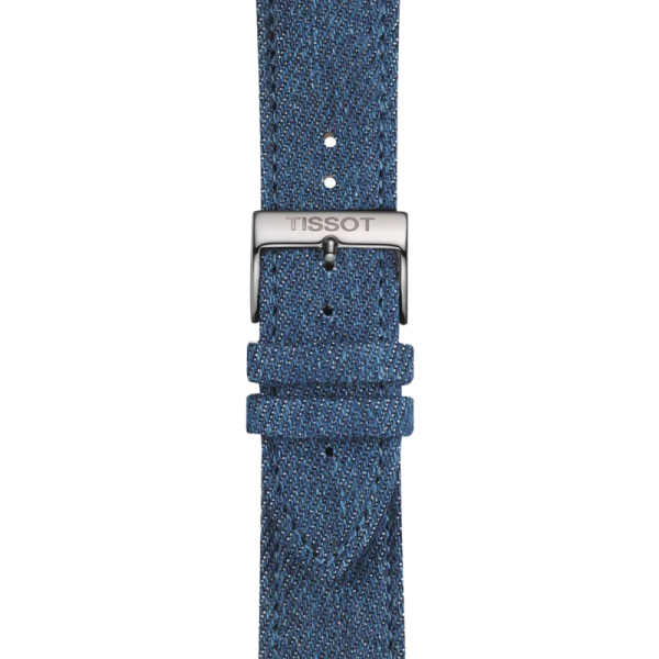 Bracelet Tissot tissu bleu 22mm